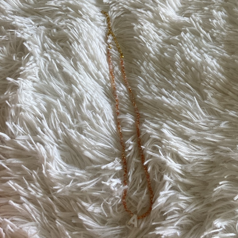 Beaded A necklace! - Picture 2 of 4